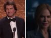 El discurso de Tom Cruise en el Oscar es hilarante y similar al comercial de AMC de Nicole Kidman en una combinación
