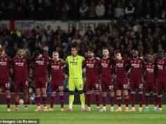 Los jugadores del West Ham usarán amapolas, a pesar de que los correos electrónicos filtrados del club sugirieron que las eliminarían para «garantizar que nadie se sienta bajo presión»