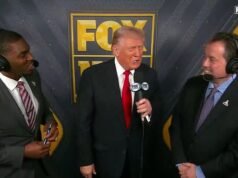 El analista deportivo de Cringe Fox, Jonathan Vilma, criticado por una broma forzada de TikTok en una entrevista de la NFL con Donald Trump