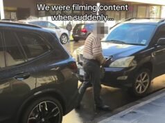 El espantoso acto de un hombre en Chapel Street en el fondo de un clip de TikTok resume lo que todos piensan sobre Melbourne