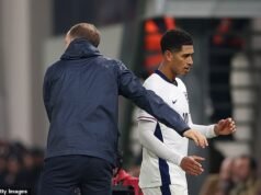 Thomas Tuchel advierte a Jude Bellingham: el técnico de Inglaterra da una respuesta severa después de evitar la enojada reacción de la estrella del Real Madrid por su expulsión en la victoria por 2-0 sobre Albania