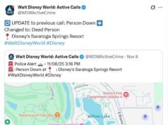 Escalofriante actualización de dos palabras que confirma la quinta persona muerta en semanas en Walt Disney World