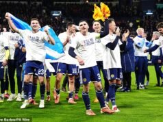 Después de la madre de todas las fiestas, Tartan Army se despierta con resaca… y con la perspectiva de pagar miles de dólares para seguir a su equipo a la Copa del Mundo.