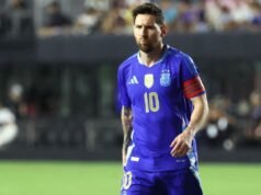 Lionel Messi en la selección argentina en medio de los playoffs del Inter Miami