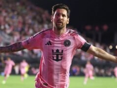 Doblete de Lionel Messi lleva a Miami a su primera victoria en playoffs de la MLS