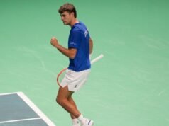 La dominante victoria de Flavio Cobolli envía a Italia a las semifinales de la Copa Davis