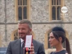 MIRAR: David Beckham nombrado caballero por el rey Carlos en el Castillo de Windsor
