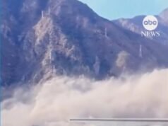 MIRAR: El puente Hongqi de China se derrumba meses después de su apertura