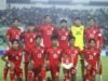 Jugadores de Indonesia Sub-17 contra Honduras en el Mundial 2025, Nova Arianto juega a pleno rendimiento