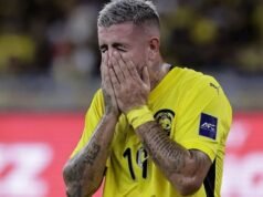 Triste, Rodrigo Holgado despedido por el club tras el escándalo de naturalización ilegal de la selección de Malasia