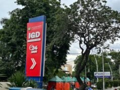 Once víctimas de la explosión del SMAN 72 fueron sometidas a operaciones de desbridamiento en el Hospital Islámico Cempaka Putih.