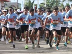 Trident Heroes Run 2025, miles de residentes de Mimika corren para unir Papúa