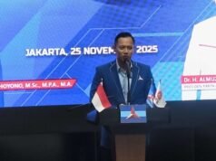 Frente a funcionarios del PKS, AHY habló sobre la cohesión del Equipo 8 durante las elecciones presidenciales de 2024.