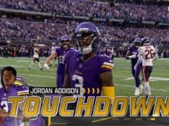 JJ McCarthy encuentra a Jordan Addison para un touchdown de 15 yardas, dando a los Vikings ventaja sobre los Bears | Lo más destacado de la NFL