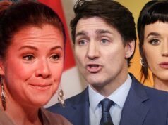 Sophie Grégoire parece reaccionar ante el romance del ex Justin Trudeau con Katy Perry