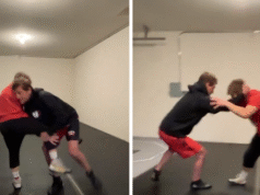 Ben Askren golpea colchonetas y lucha pocos meses después de someterse a un doble trasplante de pulmón