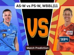 AS-W contra PS-W, WBBL | Predicción del 11º partido: ¿Quién ganará el partido de hoy entre Adelaide Strikers y Perth Scorchers?