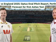 Australia vs Inglaterra 2025: informe Optus Oval Pitch, pronóstico del tiempo en Perth para la primera prueba de Ashes
