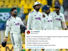 Los fanáticos trollean al equipo indio mientras Sudáfrica establece un objetivo enorme en el cuarto día de la prueba de Guwahati