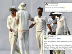 Los fanáticos estallan cuando Jammu y Cachemira registran la primera victoria sobre Delhi en la historia del Trofeo Ranji