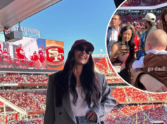 Olivia Culpo dice ‘no es gran cosa’ que sus jeans apenas le queden bien después de dar a luz