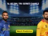 SL vs ZIM, T20I Tri-series 2025: ¿Quién ganará el partido de hoy entre Sri Lanka y Zimbabwe?