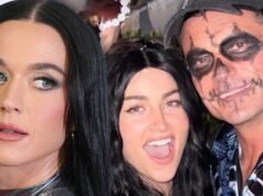 Rachel Lynn Matthews se viste como Katy Perry y se pone cómoda con Orlando Bloom
