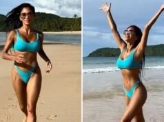 ¡Nicole Scherzinger deslumbra con revelador bikini azul!