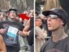 Travis Barker actúa después de correr 5 km en Santa Mónica