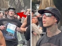 Travis Barker actúa después de correr 5 km en Santa Mónica