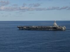 Grupo de ataque de portaaviones estadounidenses se une a la campaña de Trump contra los cárteles de la droga