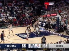 La bandeja SHIFTY de Jaden Bradley sella la sorpresiva victoria de Arizona sobre UConn
