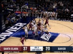 Flotador de Cristian Hammond sella el fuerte primer tiempo de Santa Clara ante Xavier