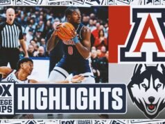Lo más destacado de los Arizona Wildcats número 4 frente a los UConn Huskies número 3 | Aros universitarios FOX
