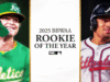 Nick Kurtz de los Atléticos y Drake Baldwin de los Bravos obtienen los honores de Novato del Año