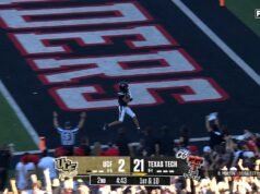 Reggie Virgil corre para un touchdown de 30 yardas, ampliando la ventaja de Texas Tech sobre UCF