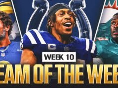 Equipo de la semana de la Semana 10 de la NFL: Jonathan Taylor encabeza lo mejor del domingo