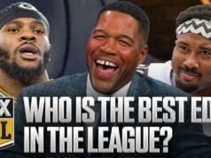 Por qué Michael Strahan cree que Myles Garrett es mejor pasador que Micah Parsons