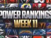Semana 11 de NFL Power Rankings 2025: NFC es mucho mejor que AFC