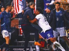 “Muy, muy peligroso”: victoria de Estados Unidos ante Paraguay arruinada por gresca al final del partido