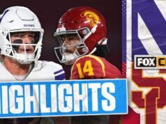 Aspectos destacados de los Northwestern Wildcats contra los troyanos No. 19 de la USC | Fútbol universitario FOX