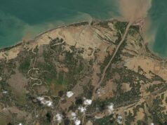 Imágenes de satélite muestran el impacto devastador de las precipitaciones récord en Asia