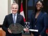 El Primer Ministro Carney recibe a la estrella del tenis canadiense Mboko en la Colina del Parlamento