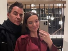 Justin Theroux comparte una foto del estómago desnudo de Nicole Brydon Bloom
