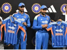 Rohit Sharma y Tilak Varma presentan la nueva camiseta de India para la Copa del Mundo T20 2026