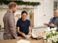 El príncipe Harry asa la cocina de Meghan Markle en el especial navideño de Netflix