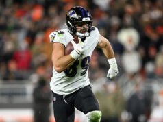 Ravens TE Mark Andrews acuerda una extensión de tres años y $39,3 millones durante una temporada récord