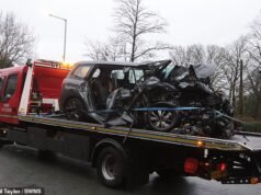Cuatro muertos y cinco heridos en un accidente de taxi y de coche esta madrugada