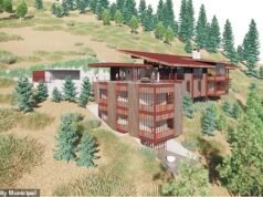 Indignación por el plan del multimillonario de construir una enorme mansión ‘industrial’ marrón inspirada en la minería en una elegante ciudad de Utah