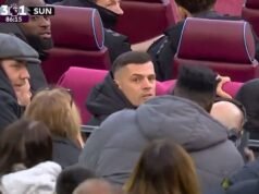Revelado: Por qué Granit Xhaka tuvo una acalorada discusión con los fanáticos del West Ham y ‘lo que supuestamente le dijo el capitán del Sunderland a un seguidor’